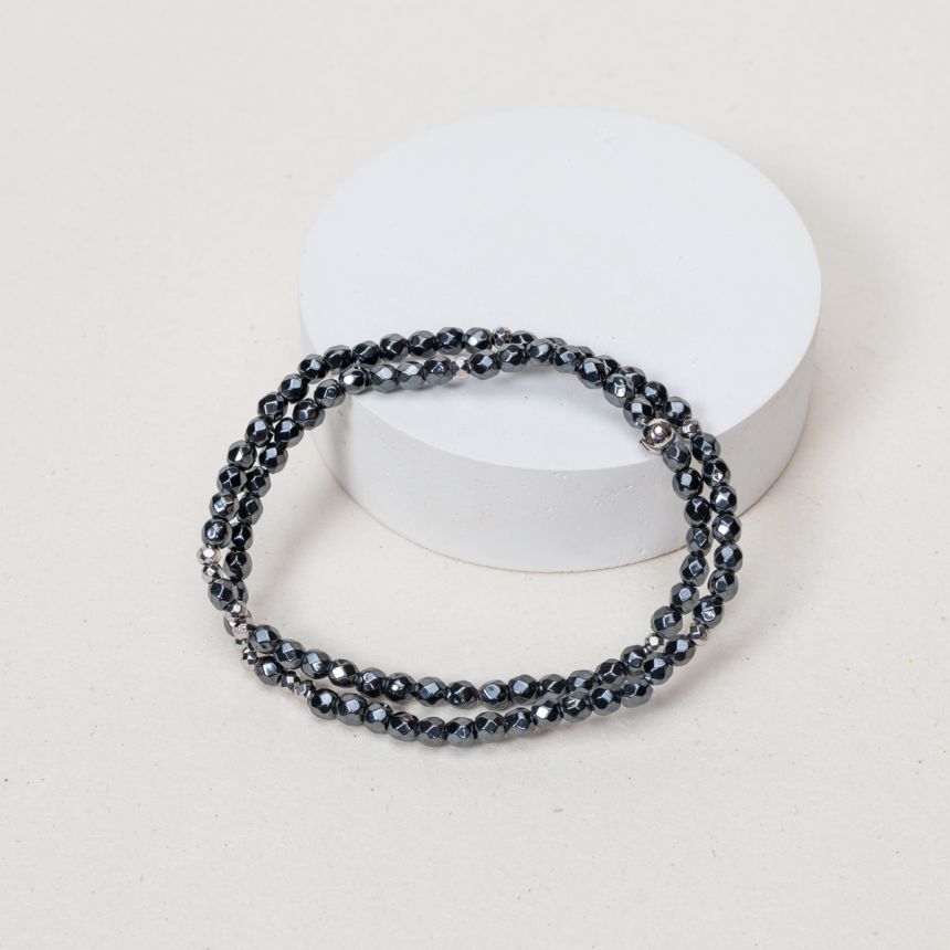 Bracelet Vitalia - Hématite